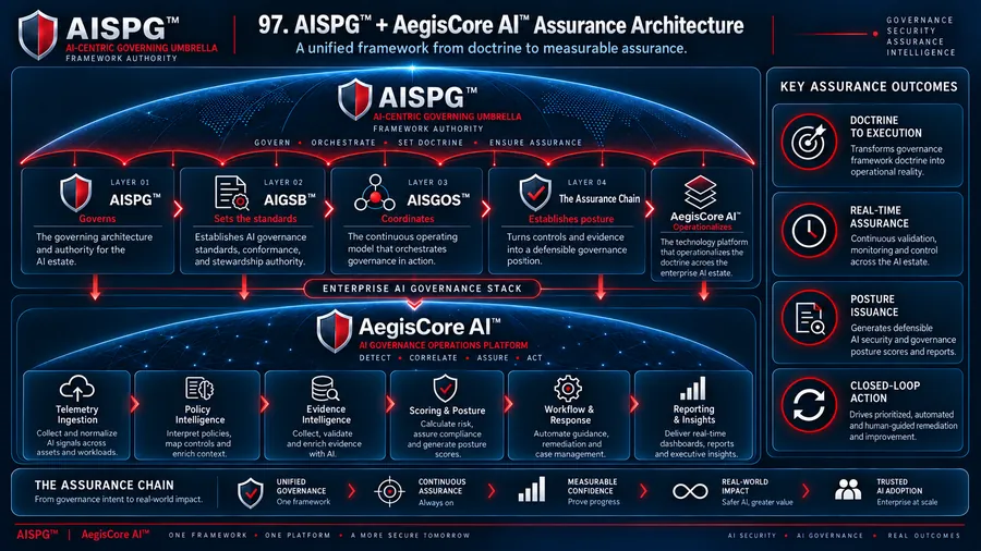 AISPG™ + AegisCore AI™ Assurance Architecture