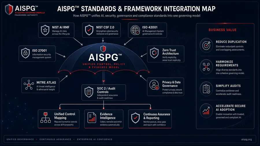 AISPG™ Standards & Framework Integration Map