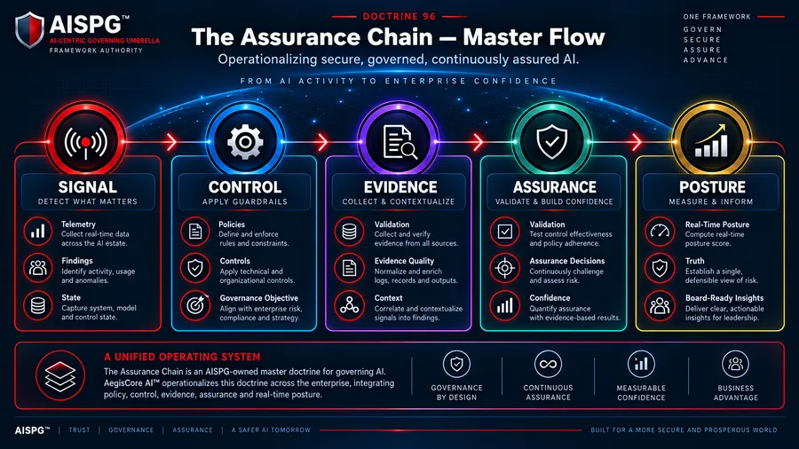 The Assurance Chain — Master Flow